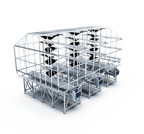 Silos de almacenamiento de papa 180tn